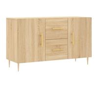 vidaXL Buffet, Armoire de Rangement avec Pieds, Meuble de Rangement, Organisateur Salon Salle de Séjour, Moderne, Chêne Sonoma Bois d'Ingénierie