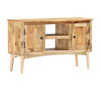 vidaXL Buffet 100x35x60 cm en bois de manguier massif Brun G