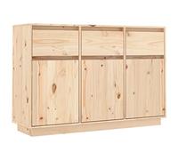 vidaXL Buffet Armoire de Rangement Meuble de Rangement Armoire Latérale Salle de Séjour Salon Intérieur 111x36x75 cm Bois Massif de Pin