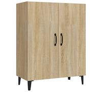 vidaXL Buffet Armoire de Rangement Organisateur de Maison Meuble de Rangement Armoire de Salon Intérieur Chêne Sonoma Bois d'Ingénierie 70x34x90 cm