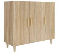 vidaXL Buffet Armoire de Rangement Organisateur de Maison Meuble de Rangement Armoire de Salon Intérieur Chêne Sonoma 90x34x80 cm Bois d'Ingénierie