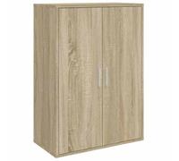 vidaXL Buffet, Armoire Latérale avec Étagères et Portes, Meuble de Rangement Salon Salle de Séjour Intérieur, Moderne, Chêne Sonoma Bois d'Ingénierie