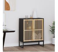 Buffet noir 60x30x75 cm bois d ingénierie Noir G