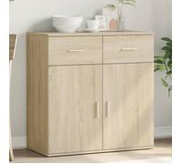 vidaXL Buffet armoire latérale avec tiroirs et portes Moderne Chêne Sonoma