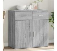 vidaXL Buffet, Armoire Latérale avec Tiroirs et Portes, Meuble de Rangement Salon Salle de Séjour Intérieur, Moderne, Sonoma 840525