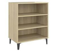 vidaXL Buffet Armoire Latérale Meuble de Rangement Armoire de Rangement Salon Salle de Séjour Maison Intérieur Chêne Sonoma 57x35x70 cm Aggloméré