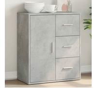 vidaXL Buffet / Armoire latérale 840474 – Meuble de rangement moderne 60×31×70 cm Gris béton