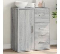 vidaXL Buffet 60x31x70 cm bois d'ingénierie Sonoma gris