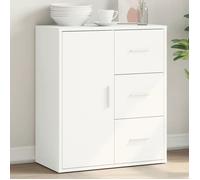vidaXL Buffet 840471 – Moderne blanc en bois d'ingénierie 60 x 31 x 70 cm