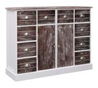 VidaXL Buffet 10 tiroirs 113x30x79 cm bois