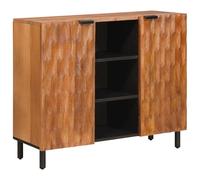 vidaXL Buffet avec étagère Finition Acacia Brun 90 x 33 x 75 cm