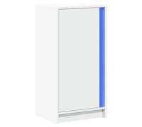 vidaXL Buffet avec LED blanc, bois d'ingénierie, 42,5x34x85 cm