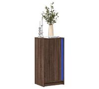 vidaXL Buffet avec LED - Chêne marron