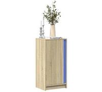 vidaXL Buffet avec LED - Chêne sonoma 42,5x34x85 cm