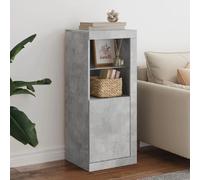 vidaXL Buffet avec LED gris béton