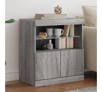 vidaXL Buffet avec LED sonoma gris