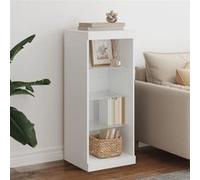 vidaXL Buffet avec Lumières LED, Armoire avec Éclairage, Meuble de Rangement, Organisateur de Salon Salle de Séjour, 836728 Blanc G