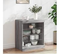 vidaXL Sonoma Gris - Buffet LED