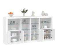 vidaXL Buffet LED - Blanc