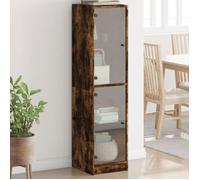 vidaXL Buffet avec Portes en Verre, Armoire Latérale avec Rangement, Meuble de Salon Salle de Séjour Intérieur, Moderne, 836438