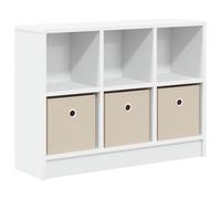 vidaXL Buffet avec tiroir Blanc 73,5 x 22,5 x 53,5 cm