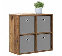 vidaXL Buffet avec tiroir Bois Ancien 59,5 x 27 x 57 cm, Rangement Moderne pour Salon, armoires Robustes, étagères spacieuses, véritables Meubles de déco