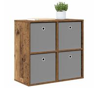 vidaXL Buffet avec tiroir Bois Ancien 68,5 x 32 x 67 cm, Rangement Moderne pour Salon, armoires Robustes, étagères spacieuses, véritables Meubles de déco
