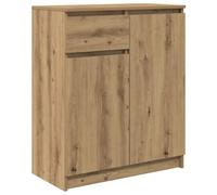 vidaXL Buffet avec tiroir chêne artisanal 71×35×84 cm Bois d'ingénierie
