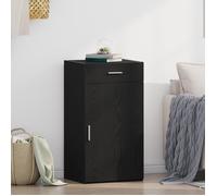 vidaXL Buffet avec tiroir Chêne noir 50 x 42,5 x 93 cm 868761