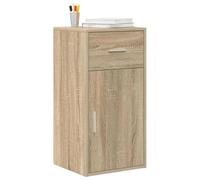 vidaXL Buffet avec tiroir Chêne Sonoma 38 x 34 x 75 cm, Buffet rectangulaire Moderne, Rangement Chic pour Un Espace de Vie organisé et Pratique
