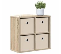 vidaXL Buffet avec tiroir Chêne Sonoma 49,5 x 22 x 47 cm, Rangement Moderne pour Salon, armoires Robustes, étagères spacieuses, véritables Meubles de déco