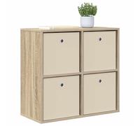 vidaXL Buffet avec tiroir Chêne Sonoma 68,5 x 32 x 67 cm, Rangement Moderne pour Salon, armoires Robustes, étagères spacieuses, véritables Meubles de déco