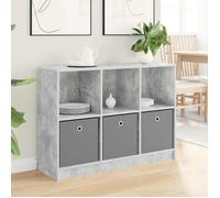 vidaXL Buffet avec tiroir Gris béton 102 x 32 x 73,5 cm 8000519