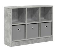 vidaXL Buffet avec tiroir Gris béton 73,5 x 22,5 x 53,5 cm