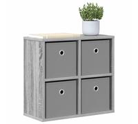 vidaXL Buffet avec tiroir Gris Sonoma 49,5 x 22 x 47 cm, Rangement Moderne pour Salon, armoires Robustes, étagères spacieuses, véritables Meubles de déco