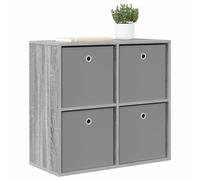 vidaXL Buffet avec tiroir Gris Sonoma 68,5 x 32 x 67 cm, Rangement Moderne pour Salon, armoires Robustes, étagères spacieuses, véritables Meubles de déco