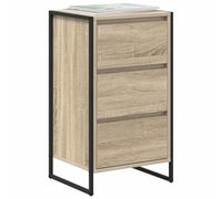 vidaXL Buffet avec tiroir Sonoma 42 x 36 x 75.5 cm Bois d'ingénierie, Buffet Rectangulaire, Meuble de Rangement, Design Moderne, Pratique et Gain de Place, Parfait pour Le Salon