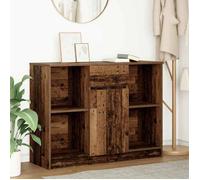 vidaXL Buffet avec tiroir vieux bois 101x35x76 cm bois d'ingénierie, meuble de rangement, buffet, meuble d'entrée, meuble 861569