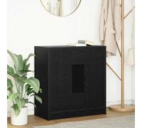 vidaXL Buffet avec tiroirs et portes chêne noir 70,5x34x74,5 cm