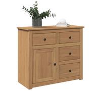 vidaXL Buffet avec tiroirs Panama - 93x40x80 cm - Pin massif