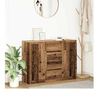 vidaXL Buffet avec tiroirs vieux bois 100,5x35x76 cm bois d'ingénierie