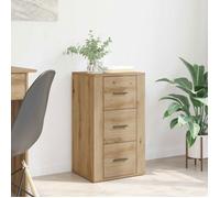 VIDAXL Buffet bas en bois d'ingénierie chêne artisanal 40 x 33 x 70 cm - style scandinave