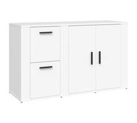 vidaXL Buffet Blanc 100x33x59,5 cm Bois d'ingénierie