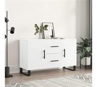 vidaXL Buffet blanc 100x36x60 cm bois d'ingénierie828196 Blanc G