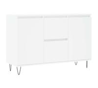 vidaXL Buffet Blanc 101,5x35x70 cm Bois d'ingénierie