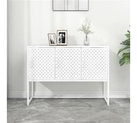 Buffet Blanc 105x35x75 cm Acier