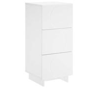 vidaXL Buffet Blanc 33,5 x 34,5 x 75 cm Bois d'ingénierie