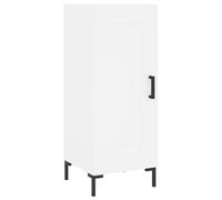 vidaXL Buffet / Armoire latérale 830444 – 3 compartiments, bois d'ingénierie, blanc