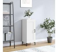 vidaXL Buffet blanc 34,5x34x90 cm bois d'ingénierie