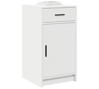 vidaXL Buffet Blanc 40 x 40.5 x 75 cm Bois d'ingénierie | Y'a de la place pour toutes tes affaires de salle à manger, MDF solide, fait pour durer,